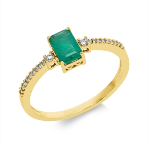 Ring 4er-Krappe 18 kt GG