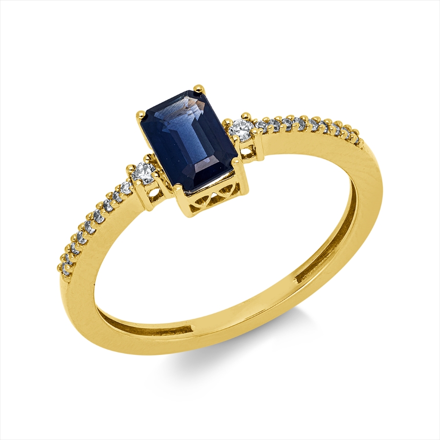 Ring 4er-Krappe 18 kt GG