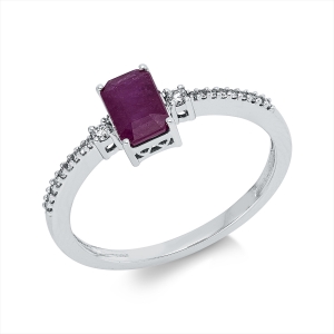 Ring 4er-Krappe 18 kt GG