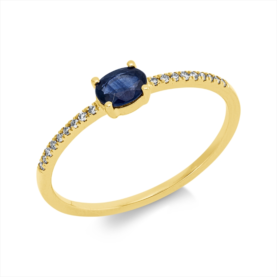 Ring 4er-Krappe 18 kt GG