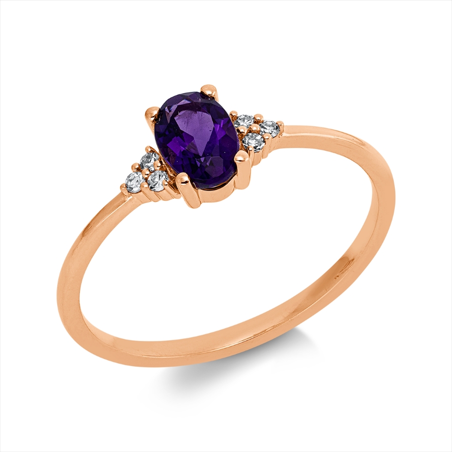 Ring 4er-Krappe 18 kt RG