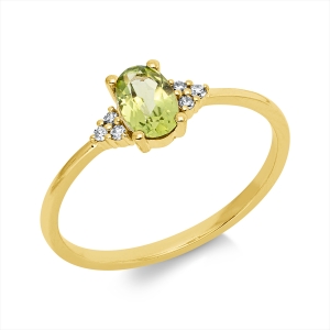 Ring 4er-Krappe 18 kt GG