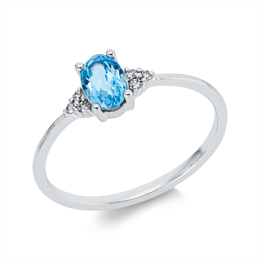 Ring 4er-Krappe 18 kt WG
