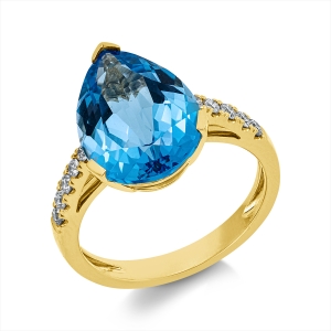 Ring 3er-Krappe 18 kt GG