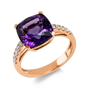 Ring 4er-Krappe 18 kt RG