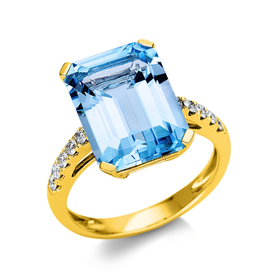 Ring 4er-Krappe 18 kt GG