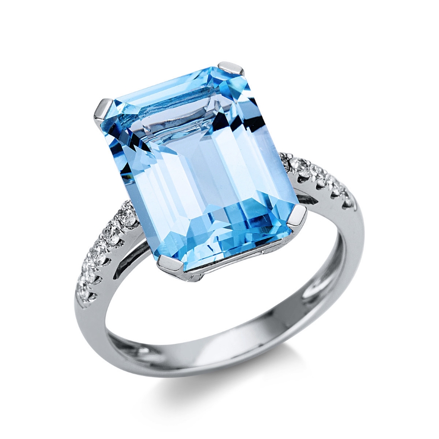 Ring 4er-Krappe 18 kt GG