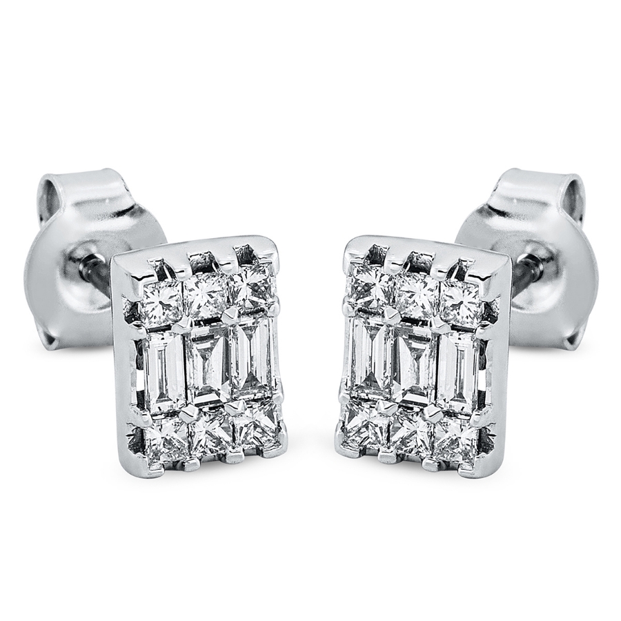 Ohrstecker 18 kt WG