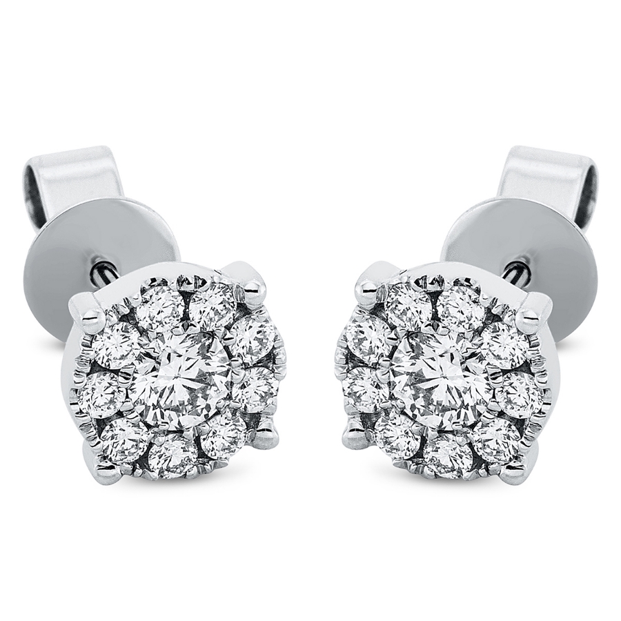 Ohrstecker 18 kt WG