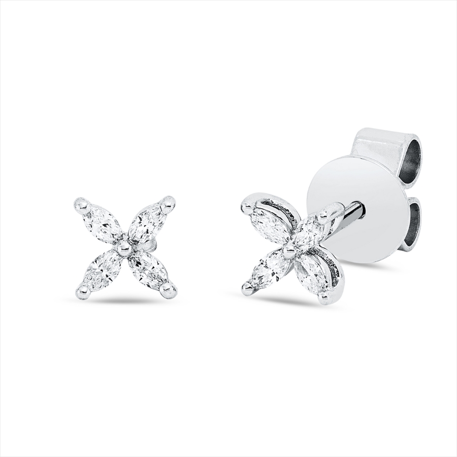 Ohrstecker 18 kt WG