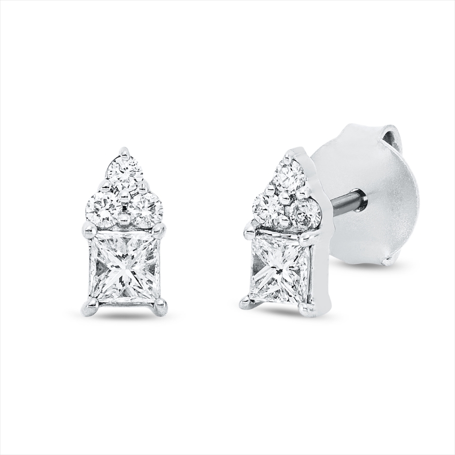 Ohrstecker 18 kt WG