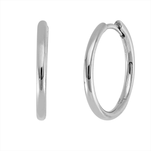 Creolen  18kt Weißgold mit 0,00ct Diamanten