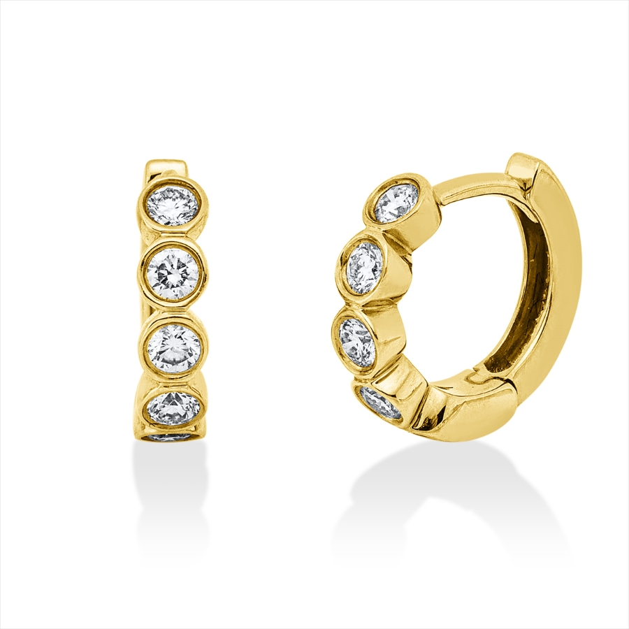 Creolen Zarge 18 kt GG
