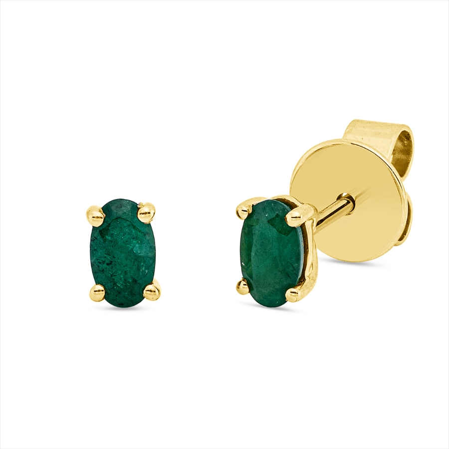 Ohrstecker 4er-Krappe 18 kt GG