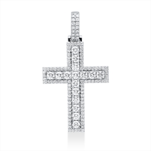 Anhänger 18 kt WG Kreuz