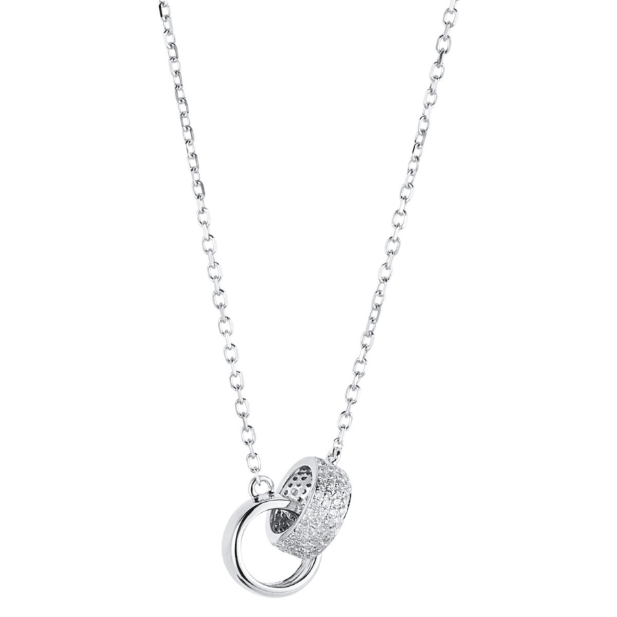 Pavé Collier  18kt Rotgold mit 0,31ct Diamanten