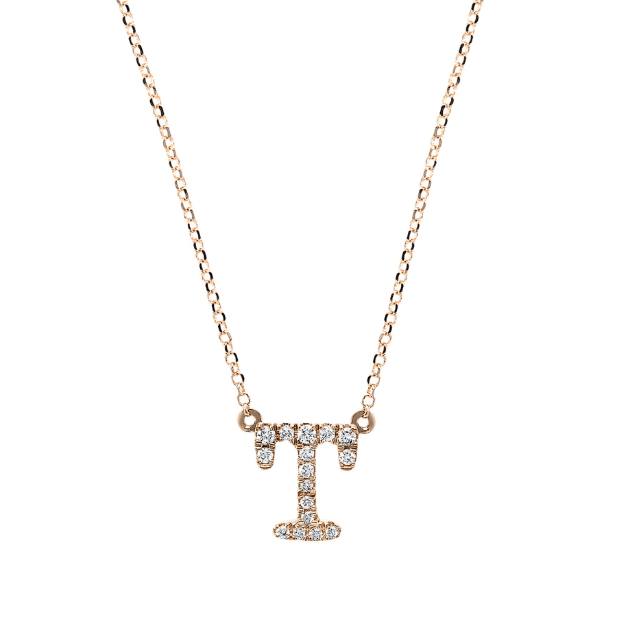 Collier 18 kt RG T, mit ZÖ 40,5 cm + 38,0 cm