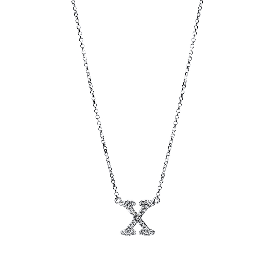 Collier 18 kt GG X, mit ZÖ 40,5 cm + 38,0 cm