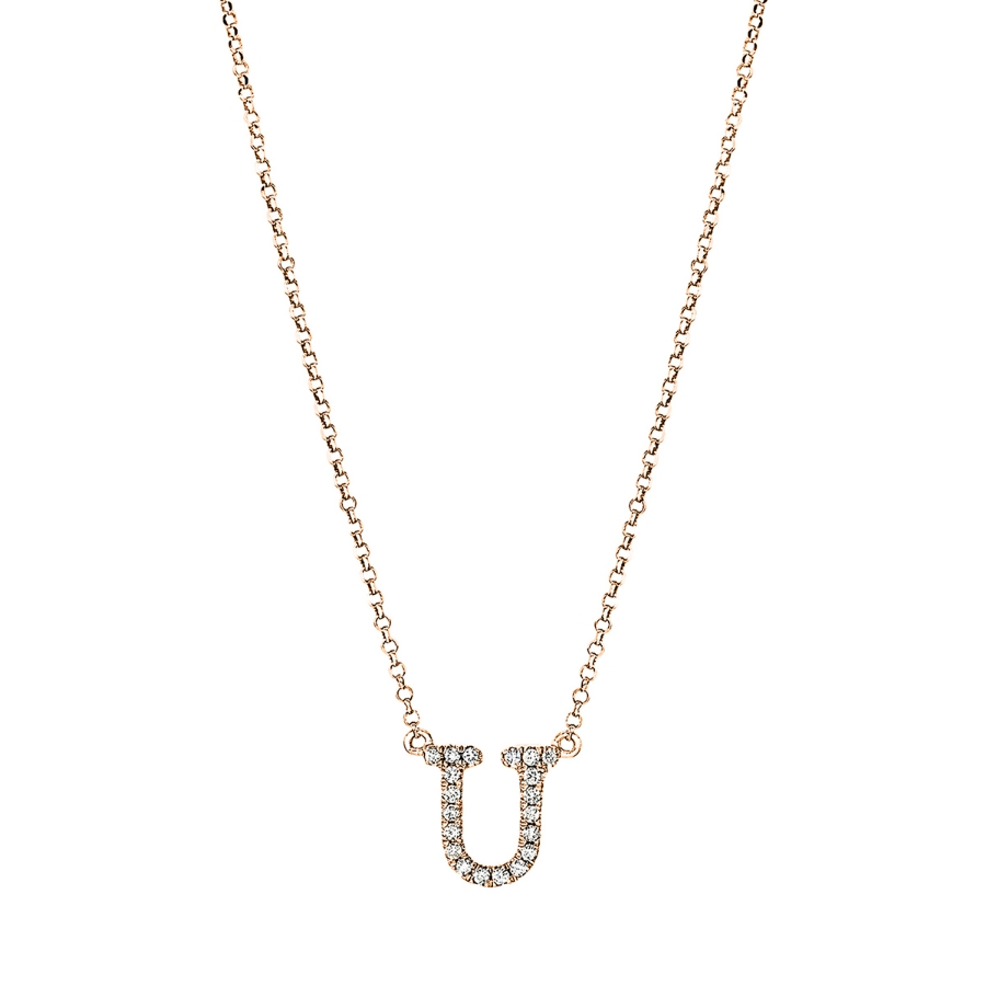 Collier 18 kt RG U, mit ZÖ 40,5 cm + 38,0 cm