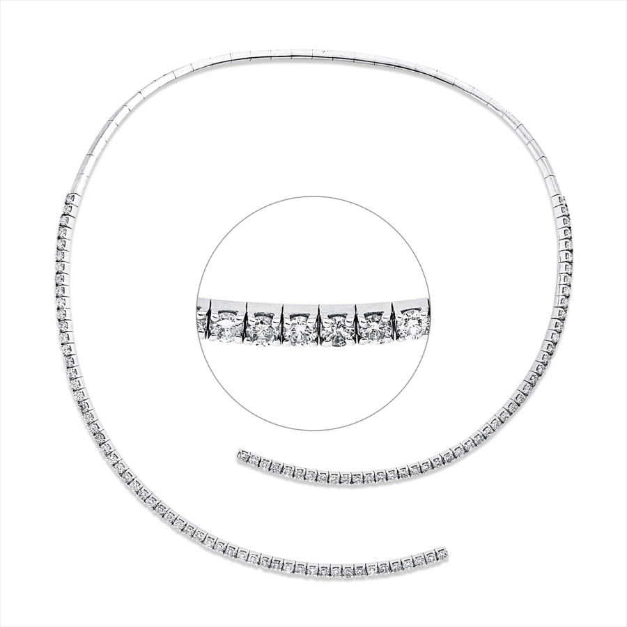 Collier 18 kt WG