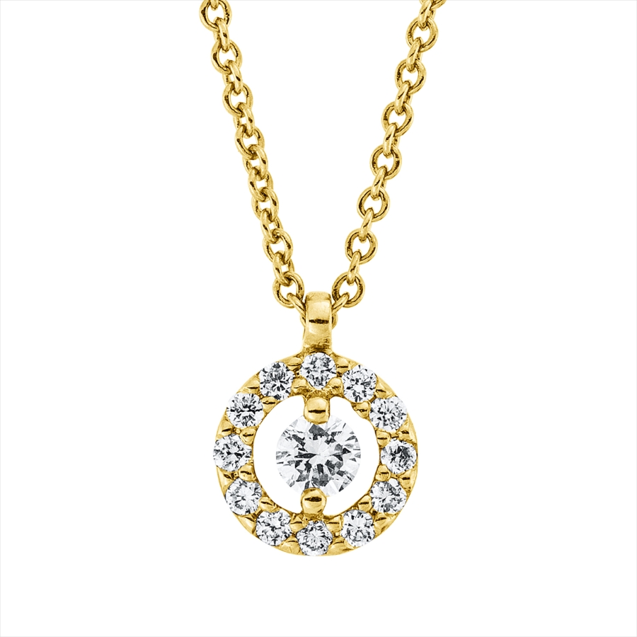 Collier 18 kt GG, mit ZÖ 41 cm + 39,5 cm