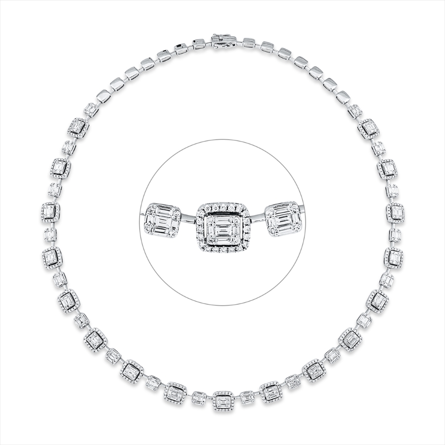 Collier 18 kt WG