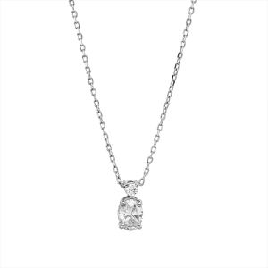 Collier 18 kt RG, mit ZÖ 40 cm + 42 cm