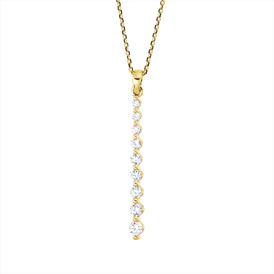 Collier 18 kt GG, mit ZÖ 42 cm