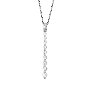 Collier 18 kt GG, mit ZÖ 42 cm