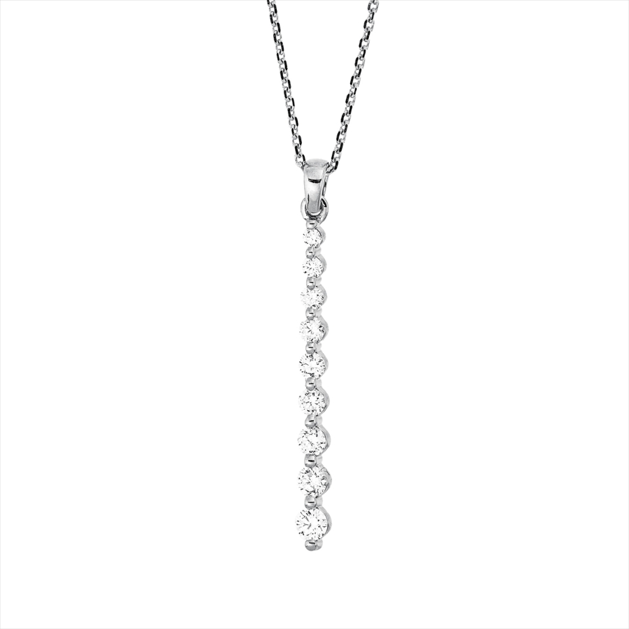 Collier 18 kt GG, mit ZÖ 42 cm