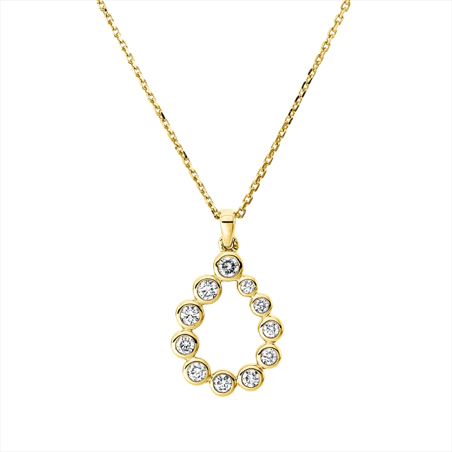 Collier 18 kt GG, mit ZÖ 42 cm