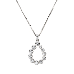 Collier 18 kt GG, mit ZÖ 42 cm