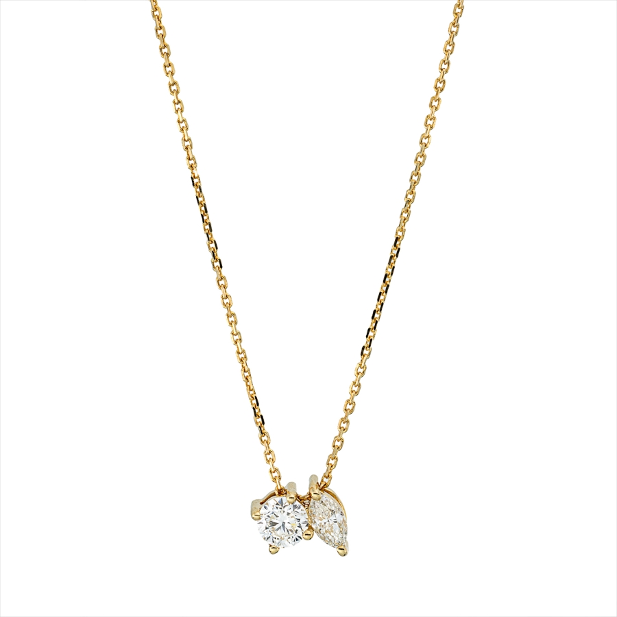 Collier 18 kt GG, mit ZÖ 42 cm