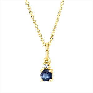 Collier 4er-Krappe 18 kt GG, mit ZÖ 40 cm + 42,5 cm