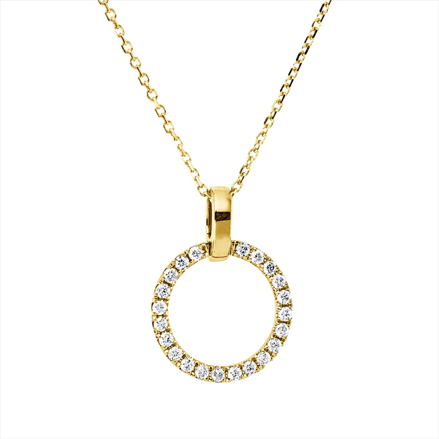 Collier 18 kt GG, mit ZÖ 42+43+44 cm
