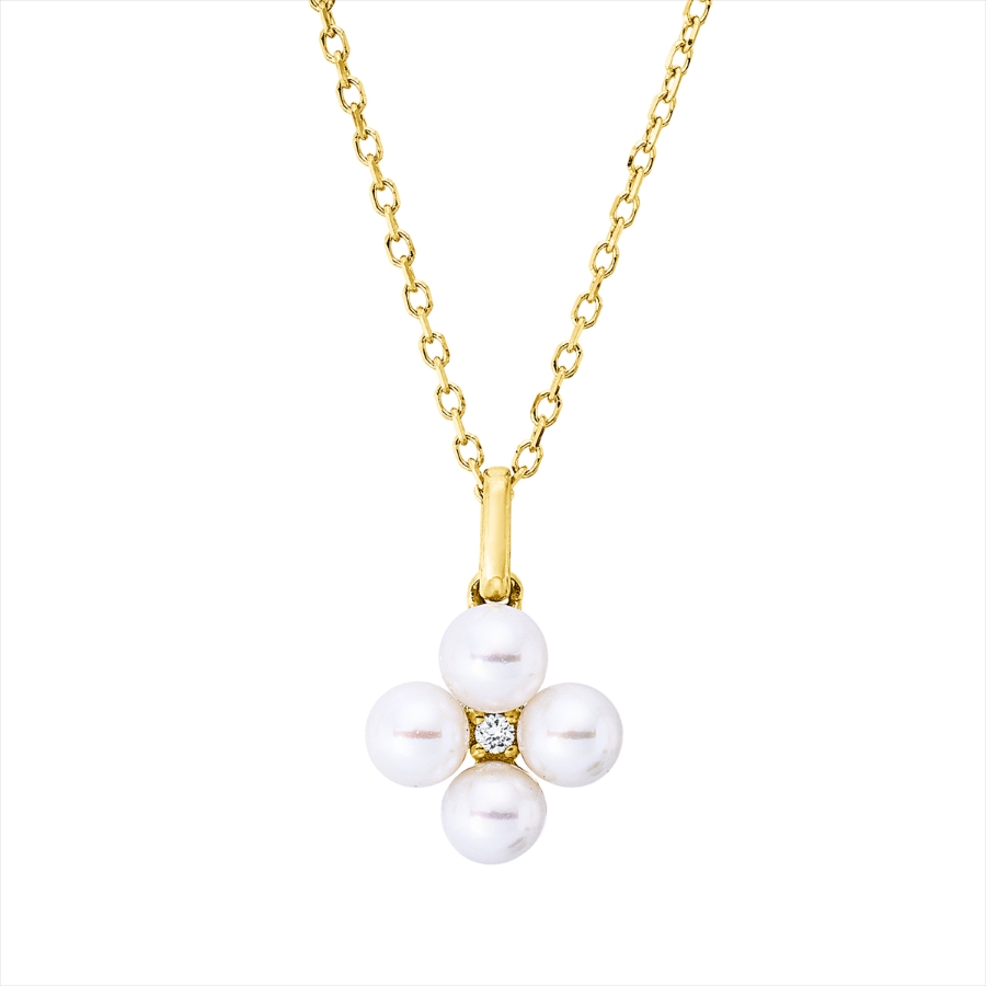 Collier  18kt Gelbgold mit ZÖ 40 cm, 42 cm mit 0,01ct Diamanten