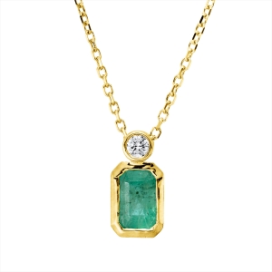 Collier Zarge 18 kt GG, mit ZÖ 40 cm + 42 cm