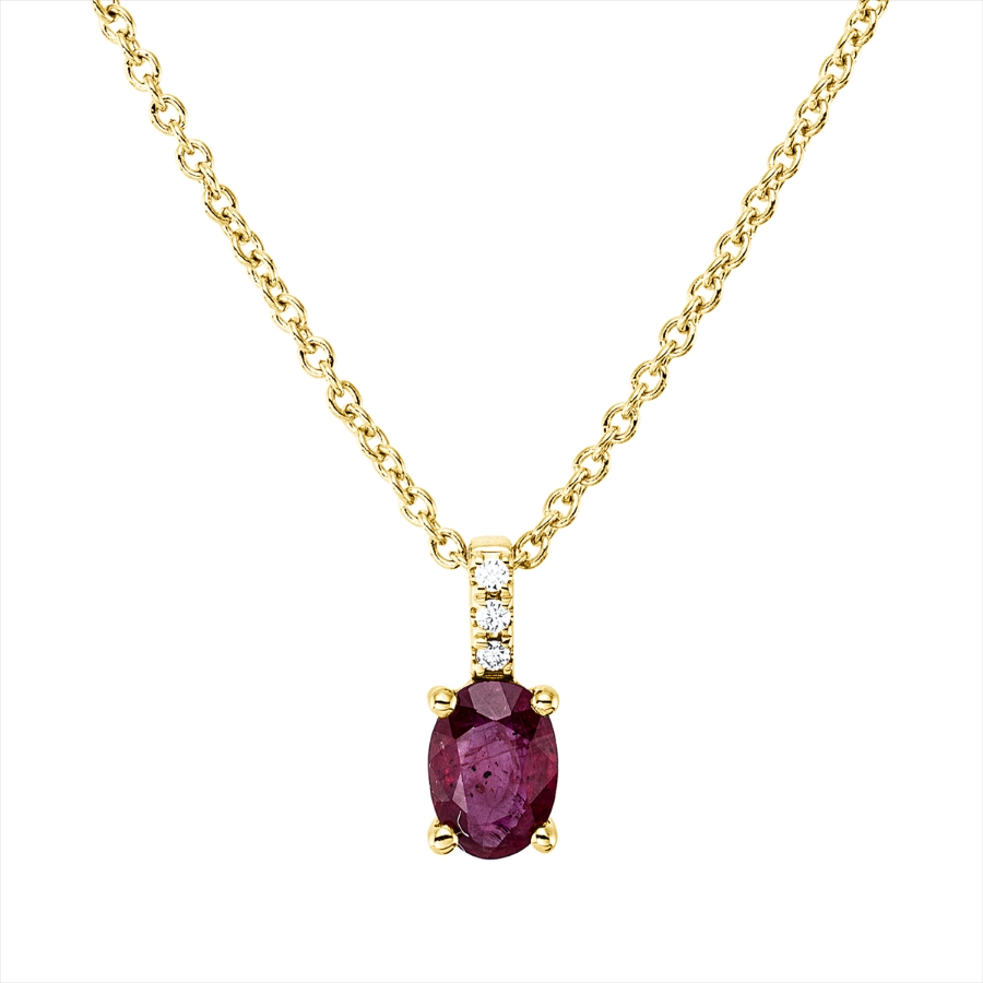 Collier 4er-Krappe 18 kt GG, mit ZÖ 42 cm