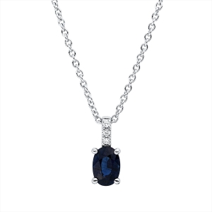 Collier 4er-Krappe 18 kt WG, mit ZÖ 42 cm