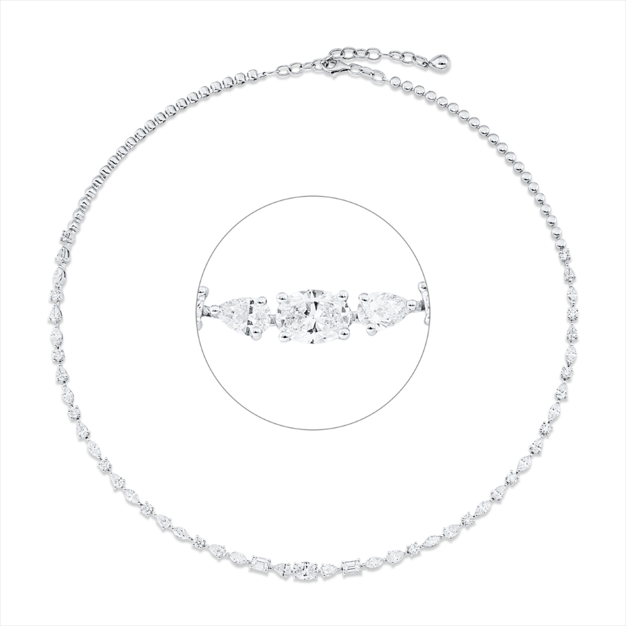 Collier 18 kt WG