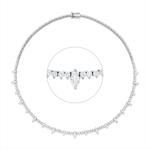 Collier 18 kt WG