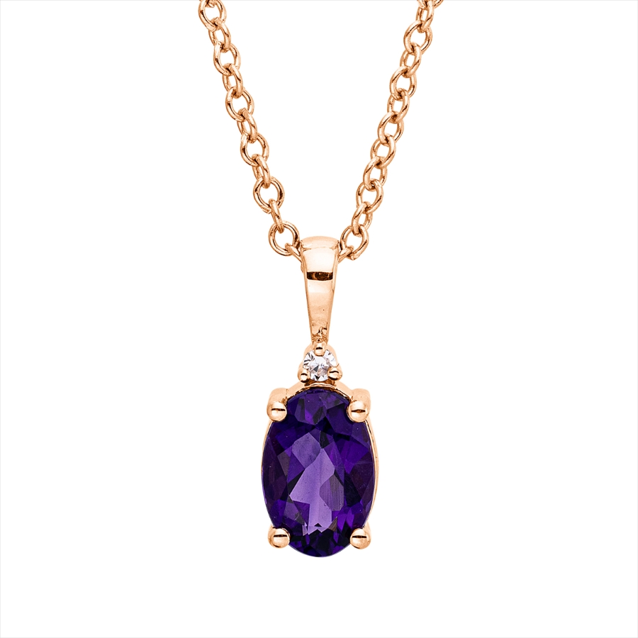 Collier 4er-Krappe 18 kt RG, mit ZÖ 40 cm + 42,5 cm