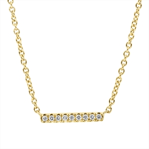Collier 18 kt GG, mit ZÖ 42 cm