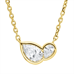 Collier Zarge 18 kt GG, mit ZÖ 42 cm