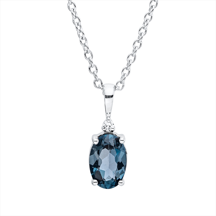 Collier 4er-Krappe 18 kt WG, mit ZÖ 40 cm + 42,5 cm