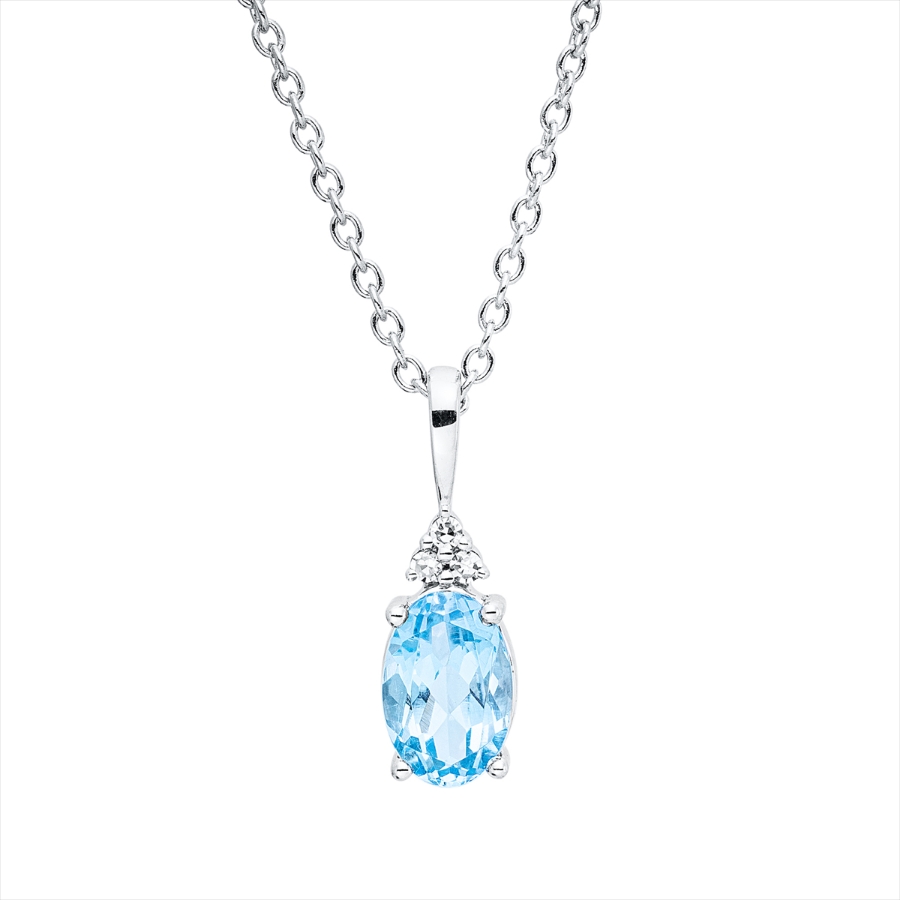 Collier 4er-Krappe 18 kt WG, mit ZÖ 40 cm + 42,5 cm