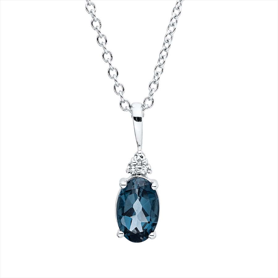 Collier 4er-Krappe 18 kt WG, mit ZÖ 40 cm + 42,5 cm