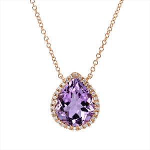 Collier 18 kt RG