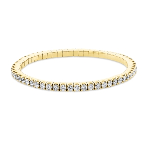 Armband 4er-Krappe 18 kt GG, Flex-Band, variabel