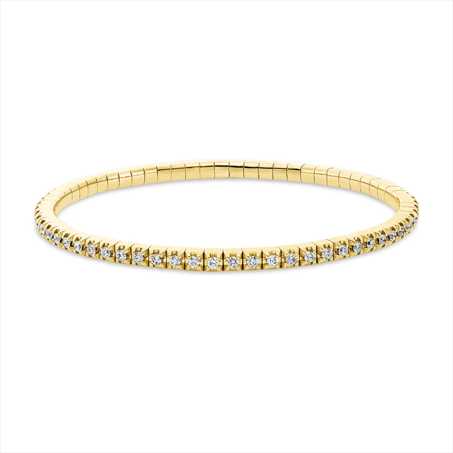 Armband 4er-Krappe 18 kt GG, Flex-Band, variabel